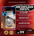 Mini Ventilador Portátil